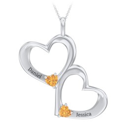 Fusion Hanging Hearts Pendant