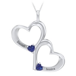 Fusion Hanging Hearts Pendant