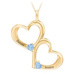 Fusion Hanging Hearts Pendant