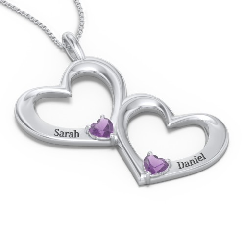 Fusion Hanging Hearts Pendant