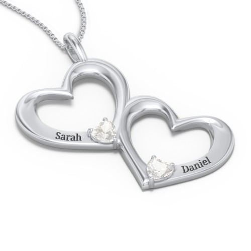 Fusion Hanging Hearts Pendant