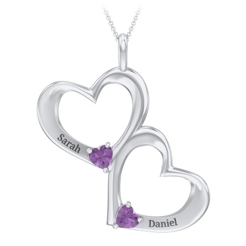 Fusion Hanging Hearts Pendant