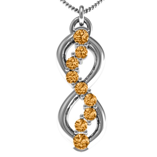 November Birthstone Necklaces, Citrine Necklaces | Jewlr