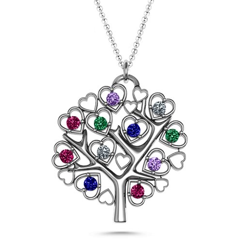 Heart Family Tree Pendant