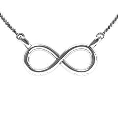 Classic Infinity Pendant – Sterling Silver