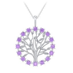 Halo Family Tree Pendant