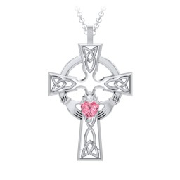 Claddagh Celtic Cross Pendant