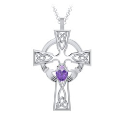 Claddagh Celtic Cross Pendant