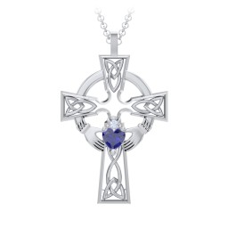 Claddagh Celtic Cross Pendant
