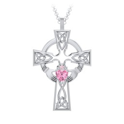 Claddagh Celtic Cross Pendant