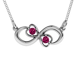 Two Hearts Infinity Pendant