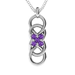 Sisters Interlocked Infinity Pendant