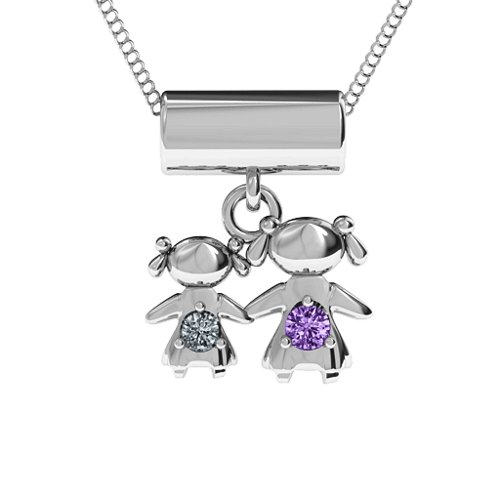 Sisters or Mother and Daughter Character Pendant