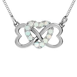 Triple Heart Infinity Pendant