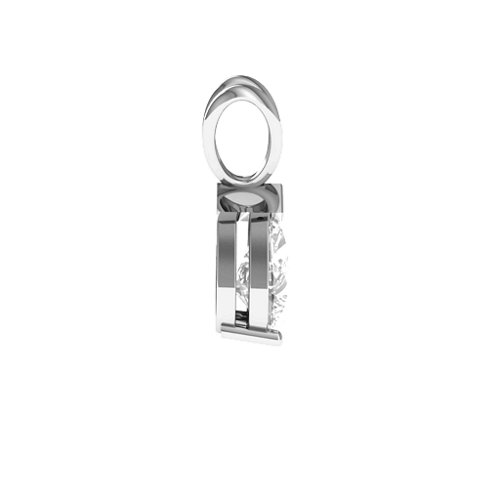 Pear Cut Elegance Pendant – Sterling Silver with White Premium Zirconia