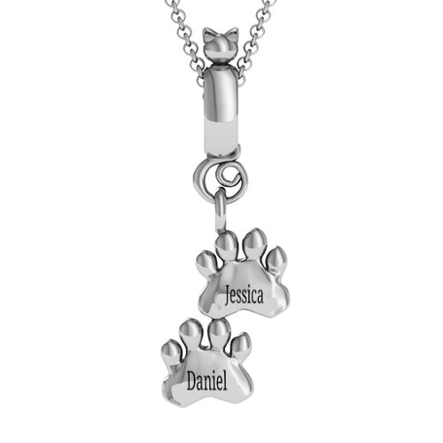 Cat and Paws Pendant