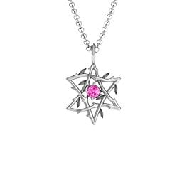 Olive Branch Star of David Pendant