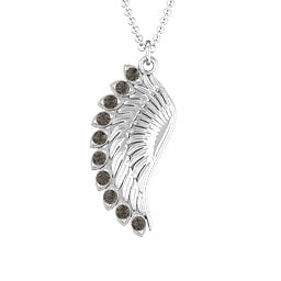 Wing Pendant with Stones