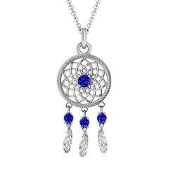 Dream Catcher Pendant in 925 Sterling Silver