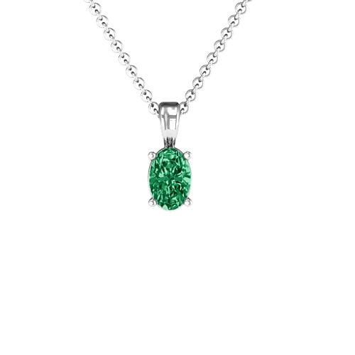 Elegant Oval Stone Pendant