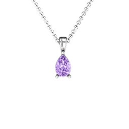 Elegant Pear Stone Pendant