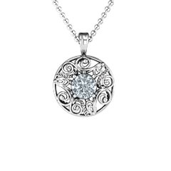Burst of Joy Pendant – 10K Yellow Gold with Cubic Zirconia