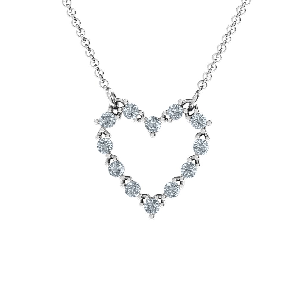 Glistening Heart Pendant