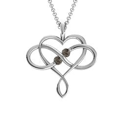 Soul Mates Infinity Birthstone Pendant