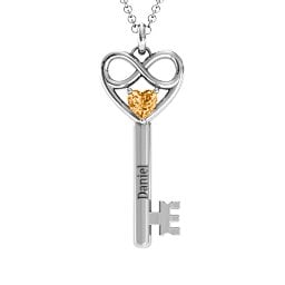 Infinitely in Love Key Pendant
