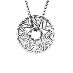 Endless Love Caged Stones Pendant