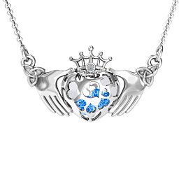 Caged Hearts Claddagh Pendant