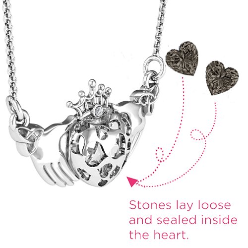 Caged Hearts Claddagh Pendant