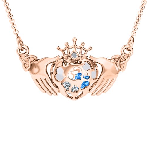 Caged Hearts Claddagh Pendant