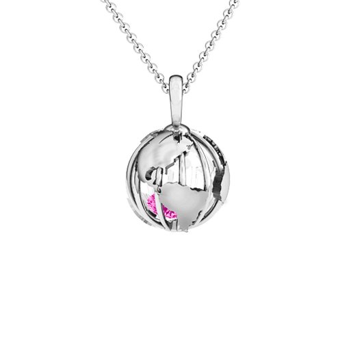 On Top of the World Pendant – Sterling Silver with Pink Tourmaline