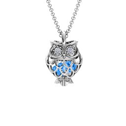 Wise Owl Caged Pendant