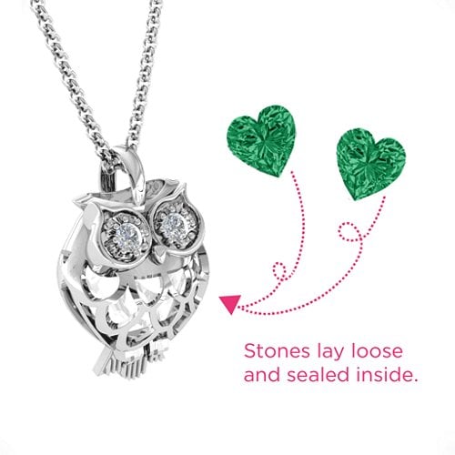Wise Owl Caged Pendant