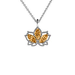 Sparkling Lotus Pendant