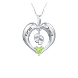 Precious Gift Baby Feet Charm Pendant