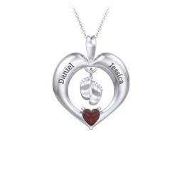 Precious Gift Baby Feet Charm Pendant