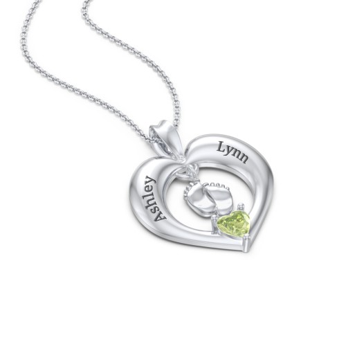 Precious Gift Baby Feet Charm Pendant