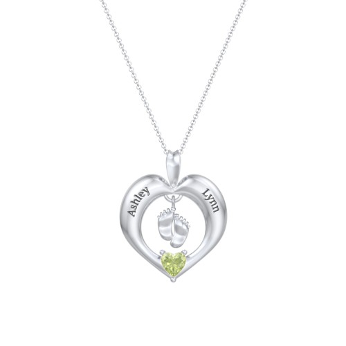 Precious Gift Baby Feet Charm Pendant