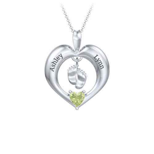 Precious Gift Baby Feet Charm Pendant