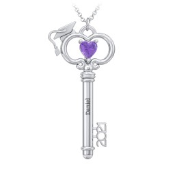 2021 Graduation Key Pendant