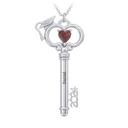2024 Graduation Key Pendant