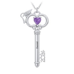 2024 Graduation Key Pendant