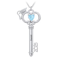 2025 Graduation Key Pendant