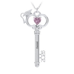 2026 Graduation Key Pendant