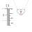 Entwined Infinity Heart Necklace – 10K Rose Gold with Cubic Zirconia