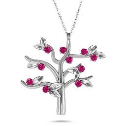 Family Forever 10-Stone Family Tree Necklace