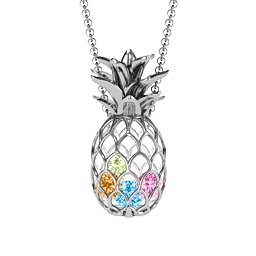 Pineapple Cage Necklace